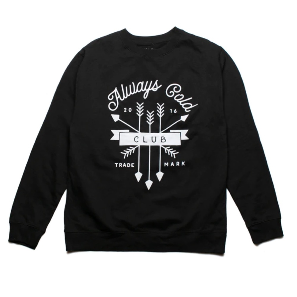 Girrlscout - “Always Cold Club” Crewneck - Size Small